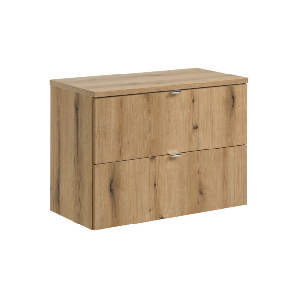 NOVA OAK komplett fürdőszoba bútor szett 80 cm – pulttal SET-NOA B OAK 80CM S