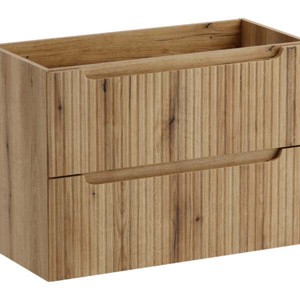 NOVA COAST EVOKE Mosdószekrény 80 cm 2 fiókos fürdőszoba bútor – NOVA COAST EVOKE 82-80-40-2S