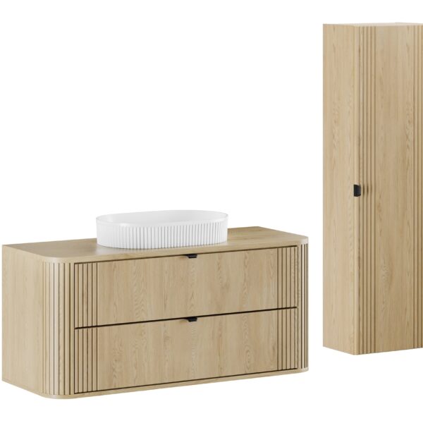 OVALIA CREMONA fürdőszoba bútor szett – SET-OVC B CREMONA 120CM UN BEYOND WH HC ON