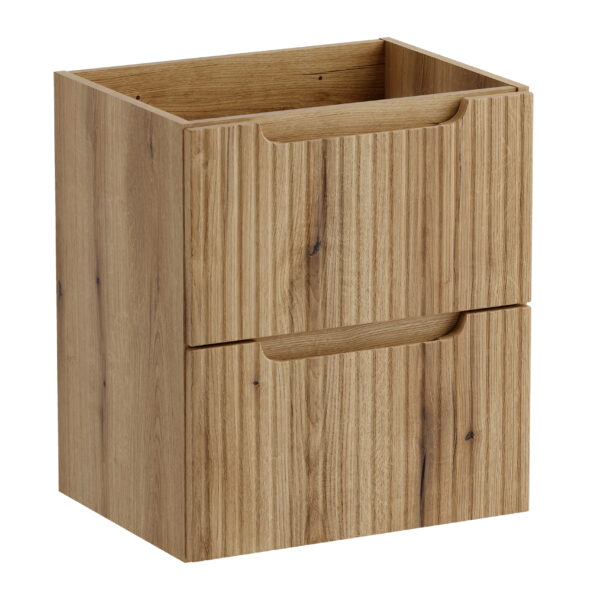 NOVA COAST EVOKE Mosdószekrény 50 cm 2 fiókos fürdőszoba bútor – NOVA COAST EVOKE 82-50-40-2S