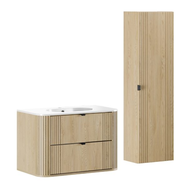 OVALIA CREMONA fürdőszoba bútor szett – SET-OVC 80CM UM PURE HC ON