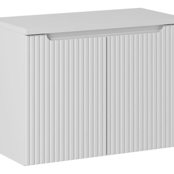 NOVA WHITE Fürdőszoba bútor 80 cm-es bútorgarnitúra – SET-NOW B 80CM D NW