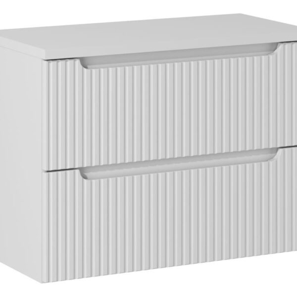 NOVA WHITE Fürdőszoba bútor 80 cm-es bútorgarnitúra – SET-NOW B WHITE 80CM S NW