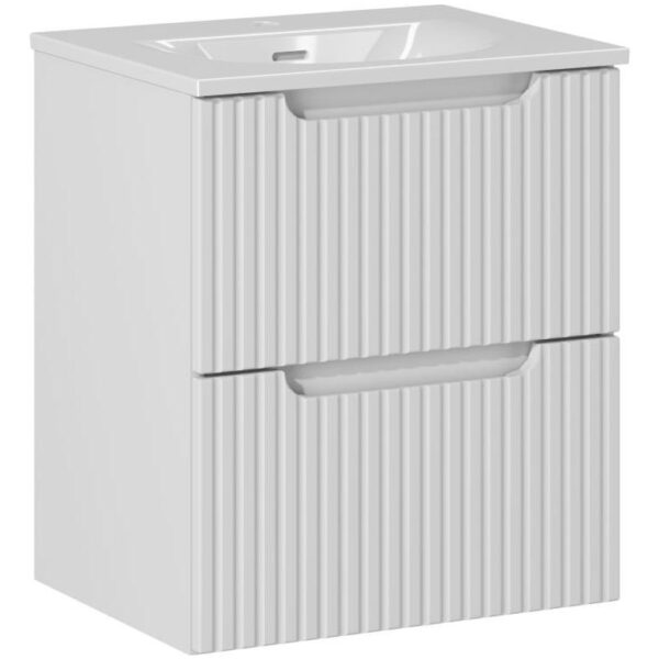 NOVA WHITE Fürdőszoba bútor 50 cm-es bútorgarnitúra – SET-NOW 50CM S SKY 50 NW