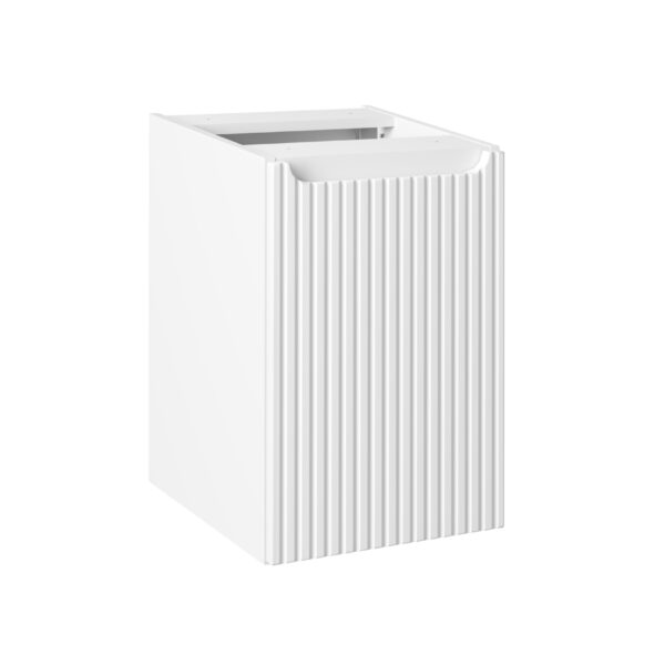 NOVA WHITE Alsó szekrény 40 cm szennyeskosárral fürdőszoba bútor – NOVA WHITE 81-40-1DK NW