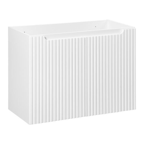 NOVA WHITE Mosdószekrény 80 cm 2 ajtós fürdőszoba bútor – NOVA WHITE 82-80-2D NW