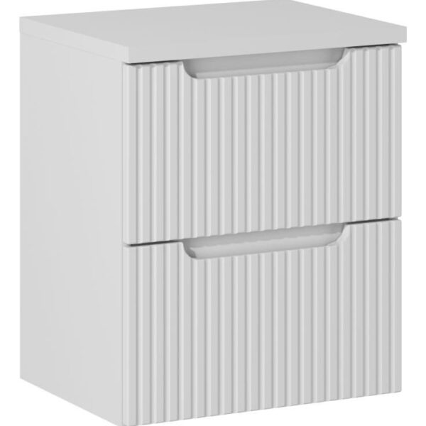 NOVA WHITE Fürdőszoba bútor 50 cm-es bútorgarnitúra – SET-NOW B WHITE 50CM S NW