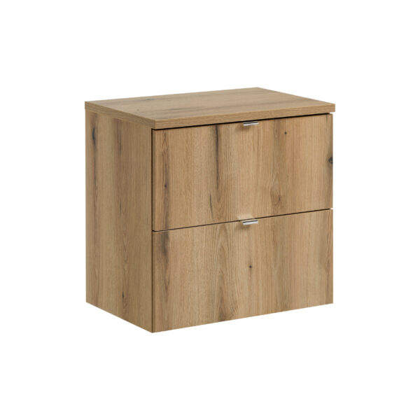 NOVA OAK komplett fürdőszoba bútor szett 60 cm – pulttal SET-NOA B OAK 60CM S