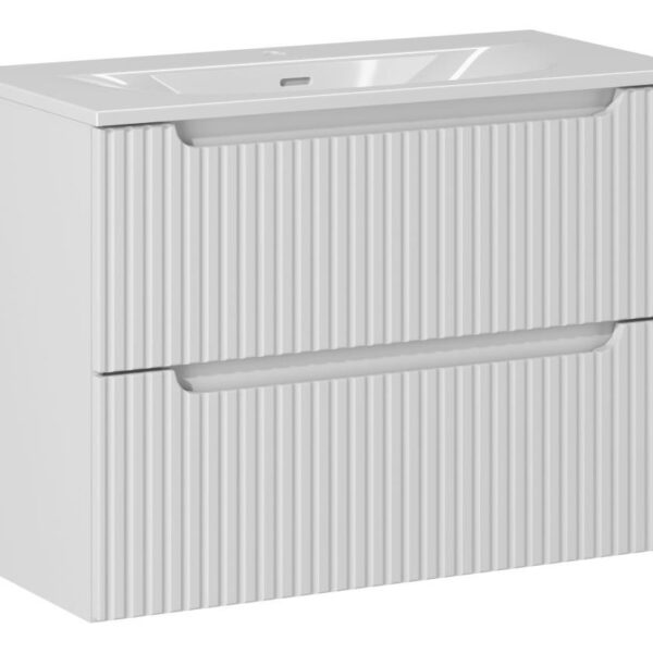 NOVA WHITE Fürdőszoba bútor 80 cm-es bútorgarnitúra – SET-NOW 80CM S SKY 80 NW