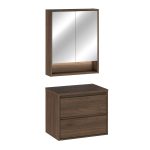 VIOLA VILLA fürdőszoba bútor Szett 60 cm fedlappal és tükrös szekrénnyel – SET-VOV B VILLA 60CM MC