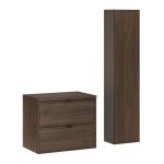 TERRA VILLA fürdőszoba bútor szett 60 cm fedlappal és magas szekrénnyel – SET-TEV B VILLA 60CM HC