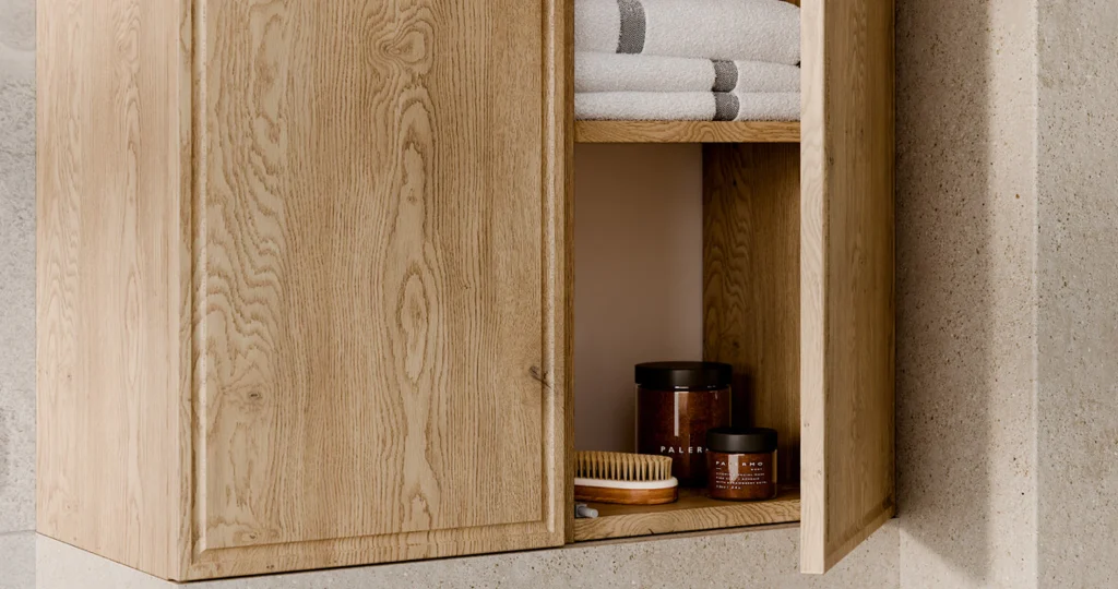 TERRA CREMONA fürdőszoba bútor szett 120 cm – SET-TEC B CREMONA 120CM fürdőszoba szekrény ajtó belső tér