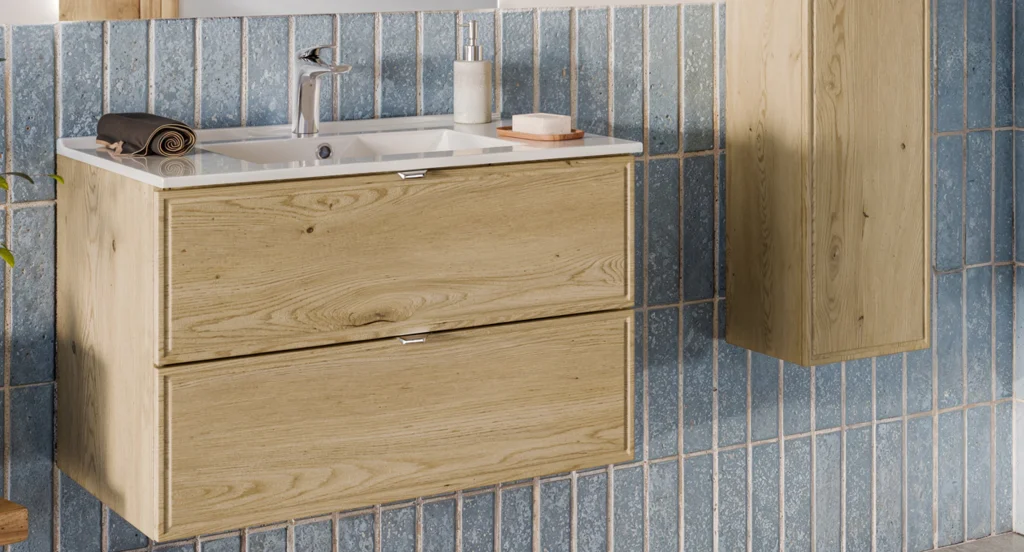 TERRA CREMONA fürdőszoba bútor szett 120 cm – SET-TEC B CREMONA 120CM mosdó és csaptelep modern kialakítás