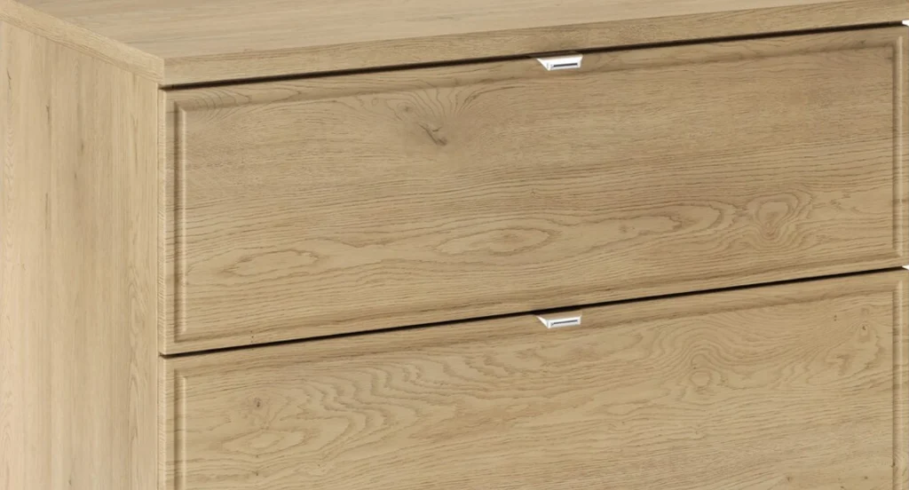 TERRA CREMONA fürdőszoba bútor szett 120 cm – SET-TEC B CREMONA 120CM fa bútor élképzés részlet