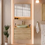 VIOLA CREMONA terrazzo stílusú modern fürdőszoba bútor