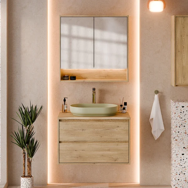 VIOLA CREMONA terrazzo stílusú modern fürdőszoba bútor