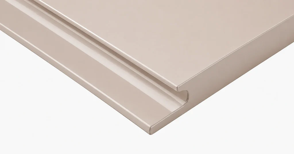 CARRINI KONYHABÚTOR CASHMERE MAGASFÉNYŰ AKRYL D1ZA60 1 FIÓKOS mosogatós szekrény 60 cm Cashmere akryl MDF front mart fogantyús élkialakítással CARRINI konyhabútorhoz