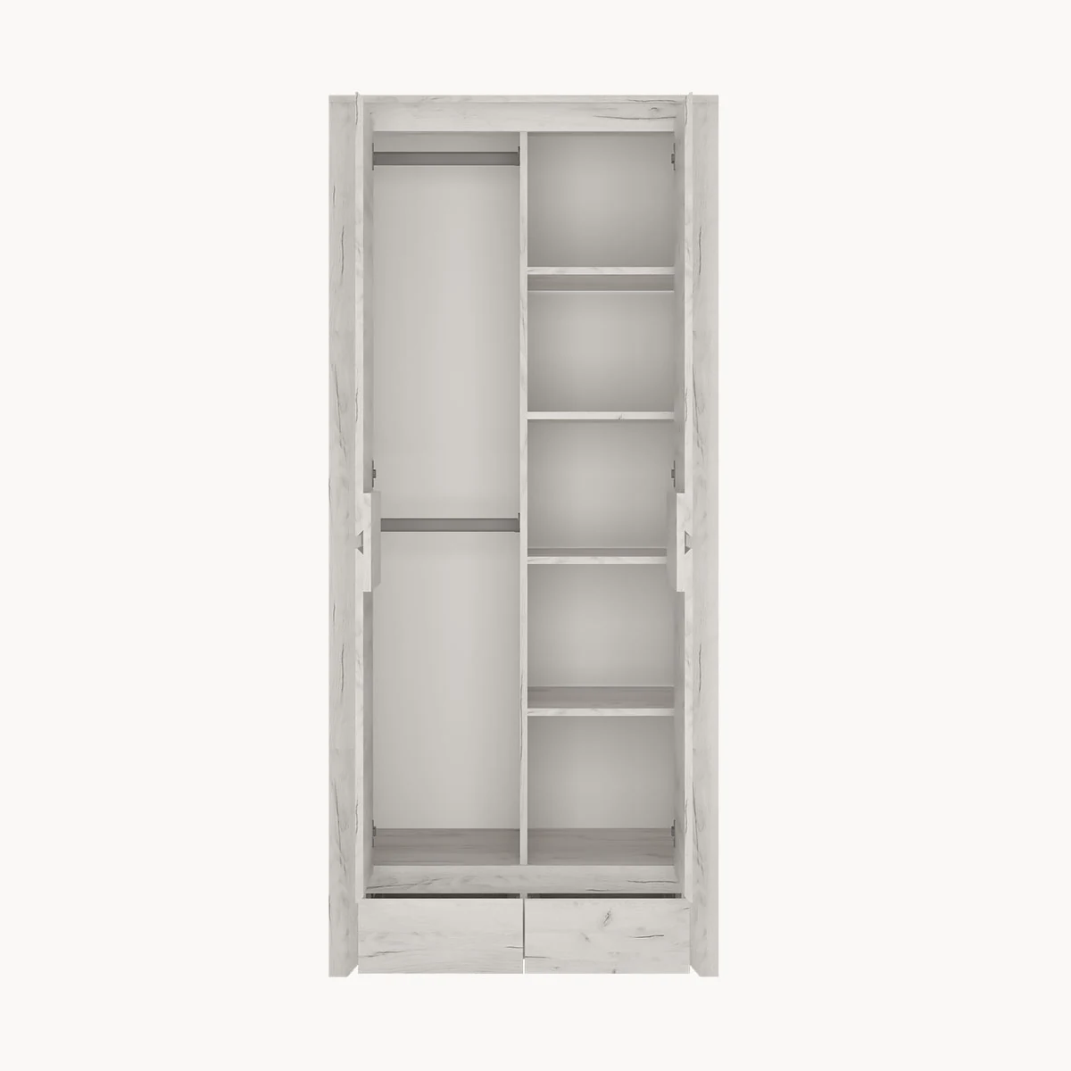 ANGEL TYP20 2 ajtós gardróbszekrény 84 cm Angel 2 ajtós gardróbszekrény részletkép 2