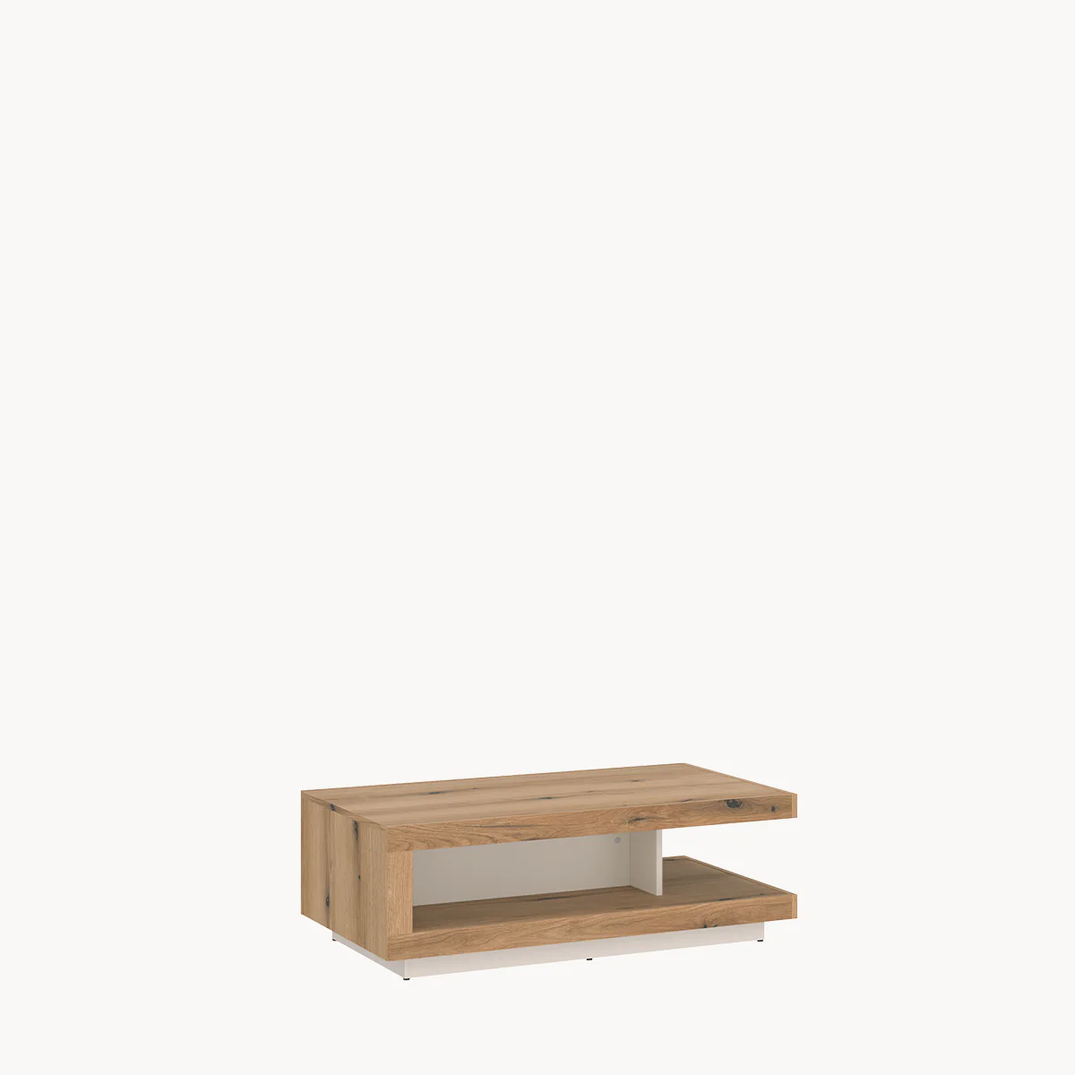 CUT OUT LYOT01 dohányzóasztal – Coast Evoke tölgy és kasmír kasmír és Coast Evoke tölgy színben, 105,6 × 37,2 × 68,1 cm – dohányzóasztal nappaliba
