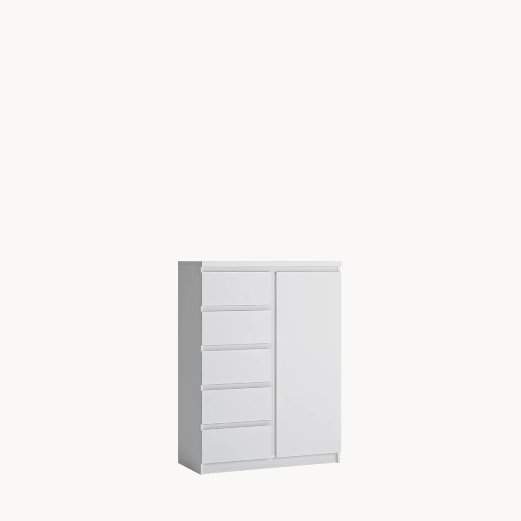 FRIBO WHITE FRIK01 magas komód
