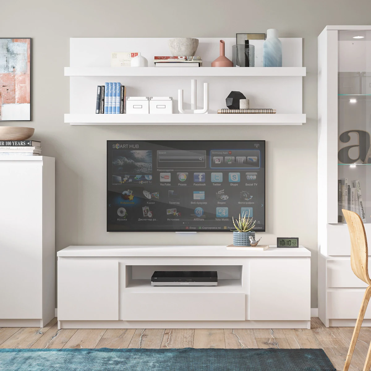 FRIBO WHITE FRIP02 fali könyvespolc FRIBO WHITE FRIP02 fali könyvespolc részletek 2