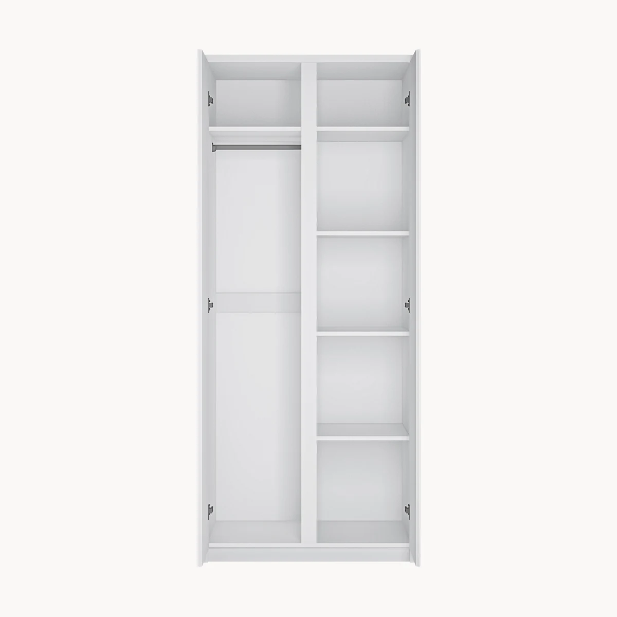 FRIBO WHITE FRIS02 gardróbszekrény FRIBO WHITE FRIS02 gardróbszekrény részletek 2