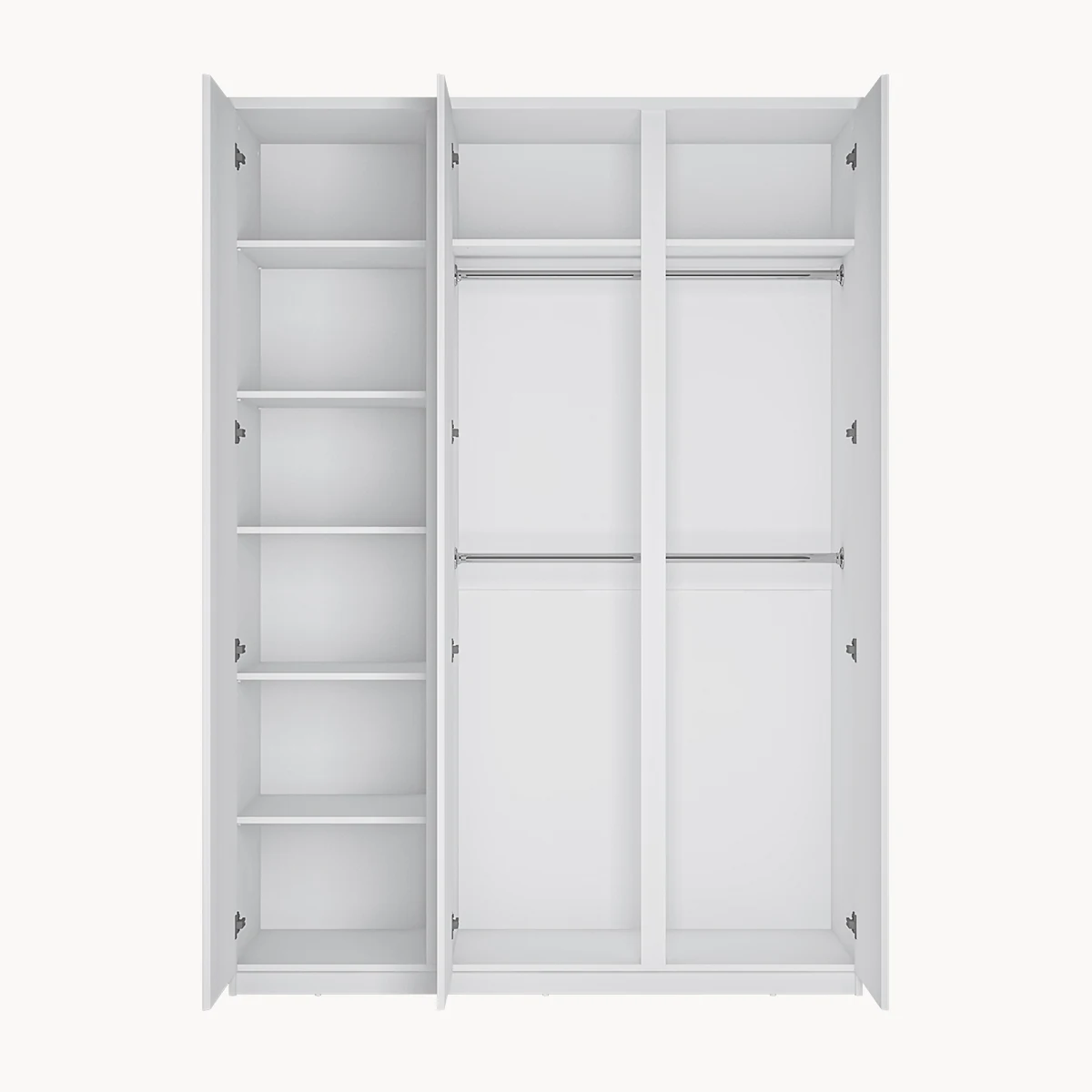 FRIBO WHITE FRIS03 tükrös gardróbszekrény FRIBO WHITE FRIS03 tükrös gardróbszekrény részletek 2