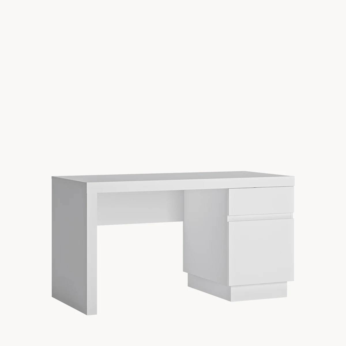 LYON WHITE LYOB101 íróasztal – fehér modern íróasztal