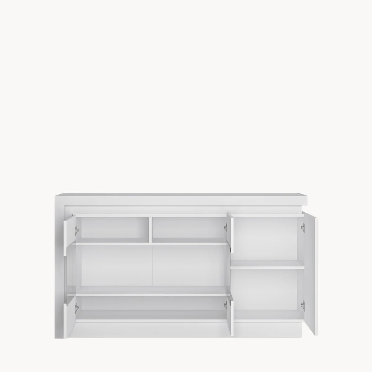 LYON WHITE LYOK02 üveges komód LYON WHITE LYOK02 üveges komód részletfotó 1