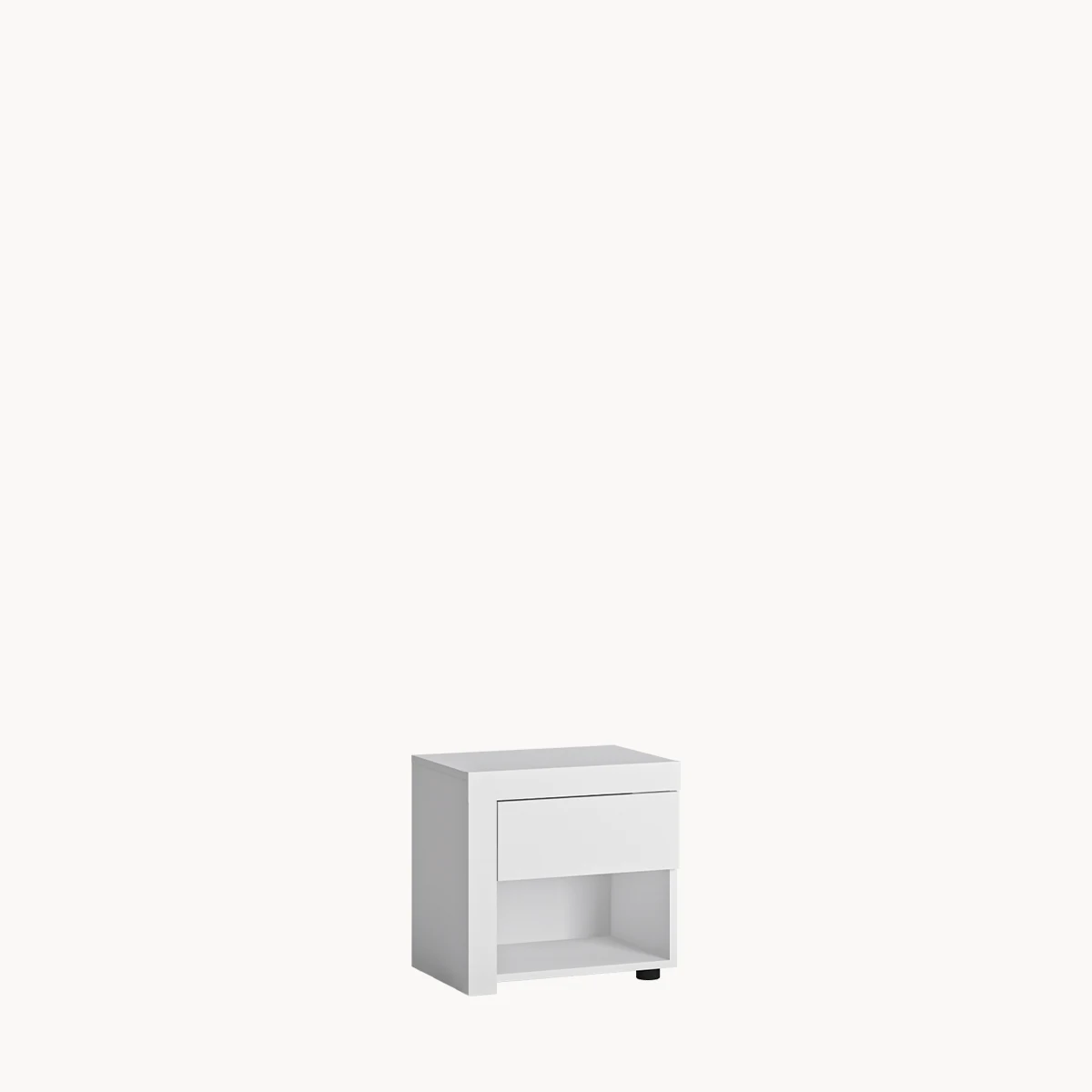 LYON WHITE LYOK03L éjjeliszekrény – fehér modern éjjeliszekrény