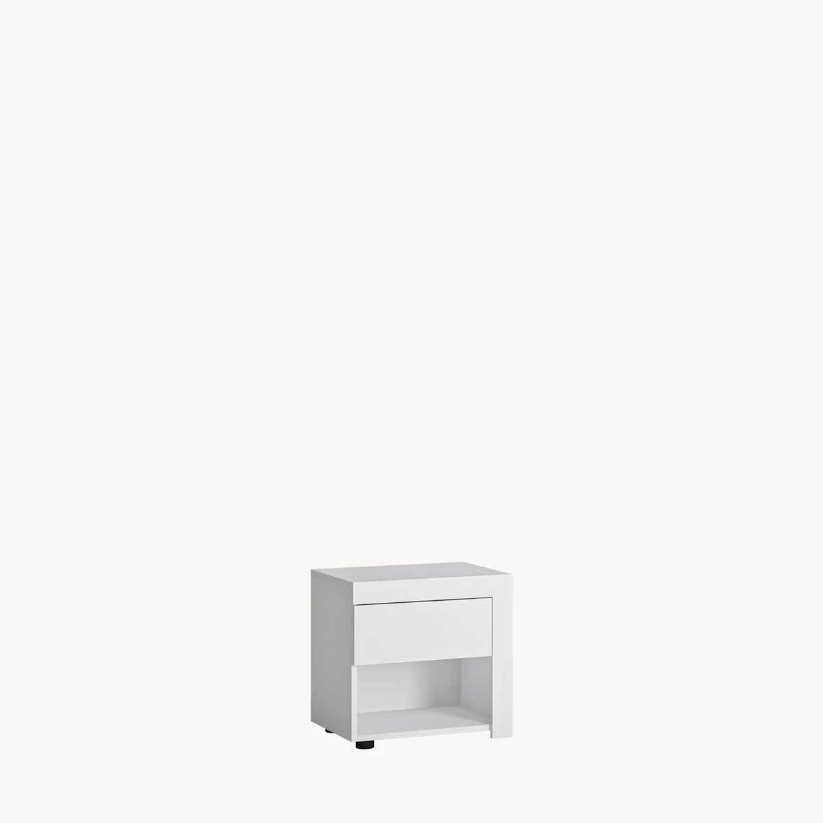 LYON WHITE LYOK03R éjjeliszekrény – fehér modern éjjeliszekrény