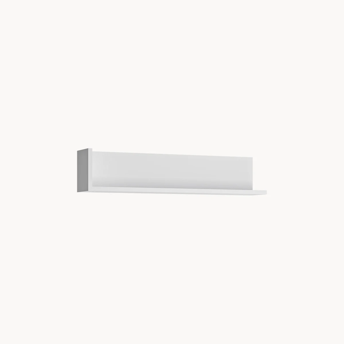 LYON WHITE LYOP01 fali polc – fehér modern fali polc